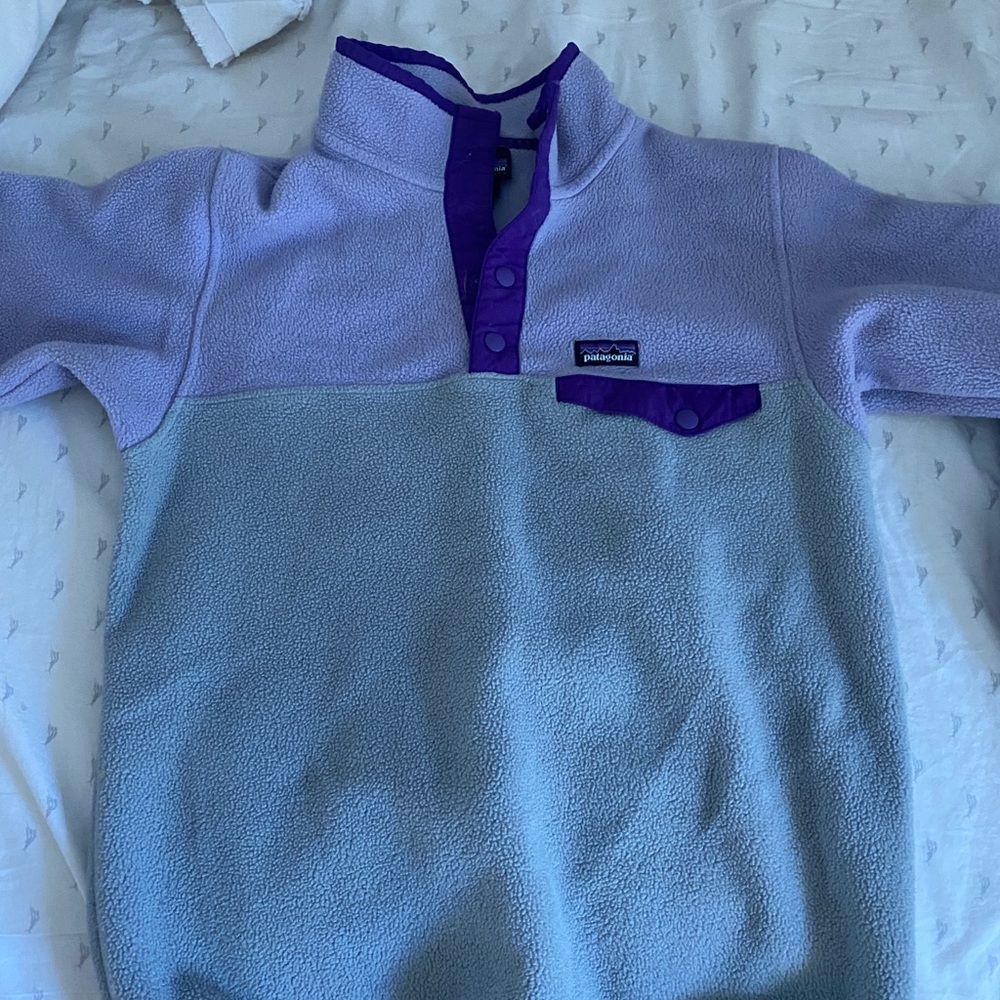 Kids Patagonia Synchilla Snap T Pullover